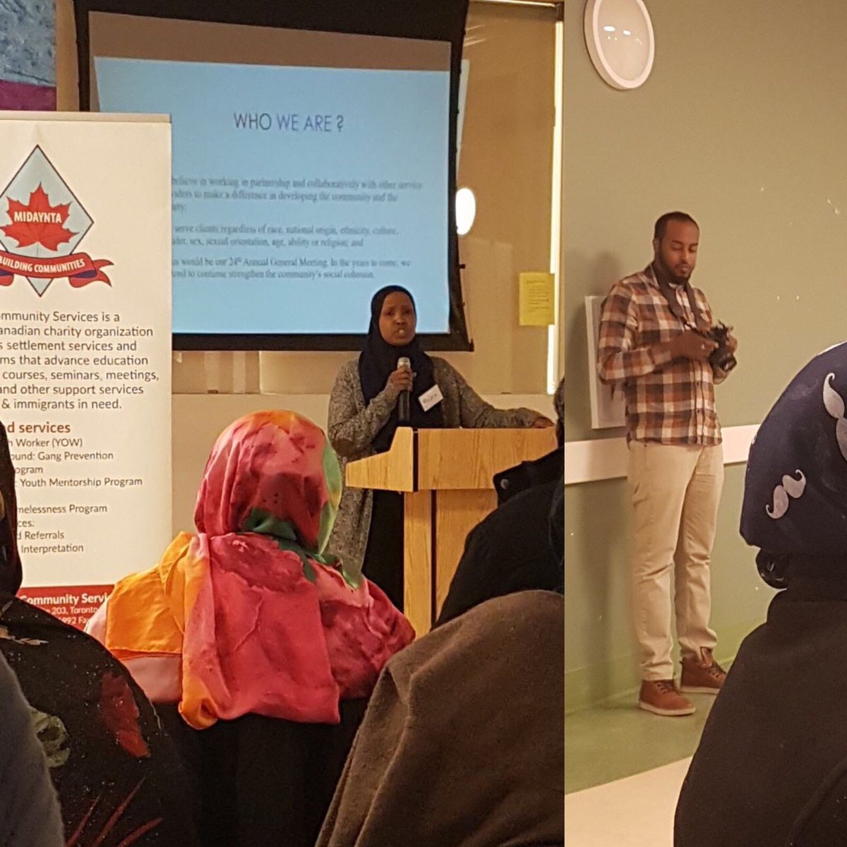EMYSLikwa's tweet photo. Some familiar faces helping to present staff report at the @MidayntaYouth AGM
#PYOW2017 #pyow https://t.co/zkrl9LfAEq