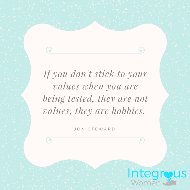 integrouswomen's tweet photo. Are you clear on your values, and acting on what you believe? https://t.co/ymtqTNG9Zl