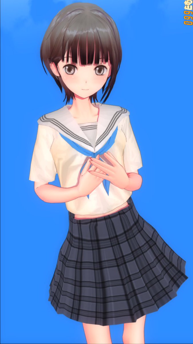 O Xrhsths すねわか Sto Twitter ブルーリフレクションより白井日菜子 顔を改良 このヘッドはお借りしたもので元から完成度が高く 雰囲気をチューニングするにとどまっています 衣装が作成中でへそ出しになっていますが気にしないでください笑 たむたむすーる