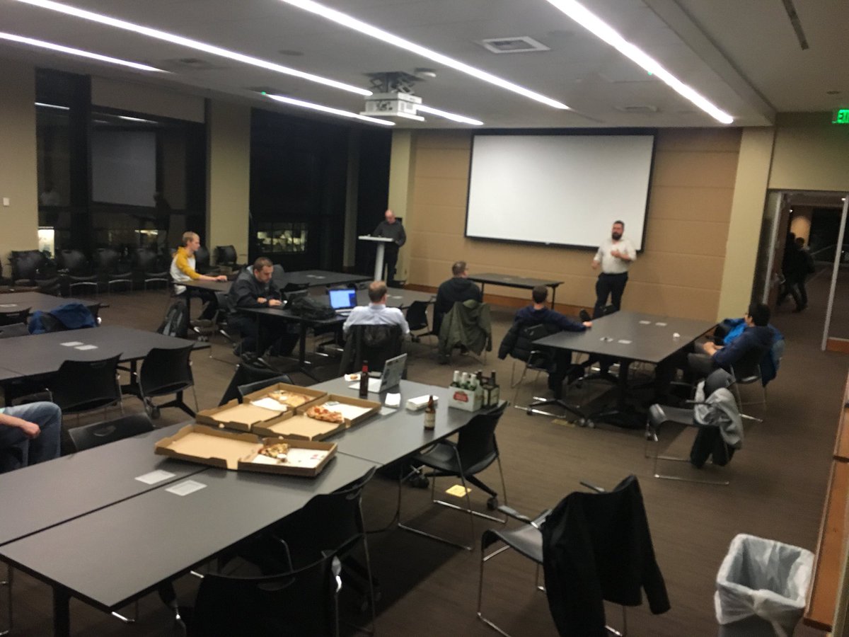FSharpSeattle's tweet image. Thanks to everyone for the great #Fsharp #Meetup tonight! Great conversation and neat presentations. We’ll get the January event on the books soon.