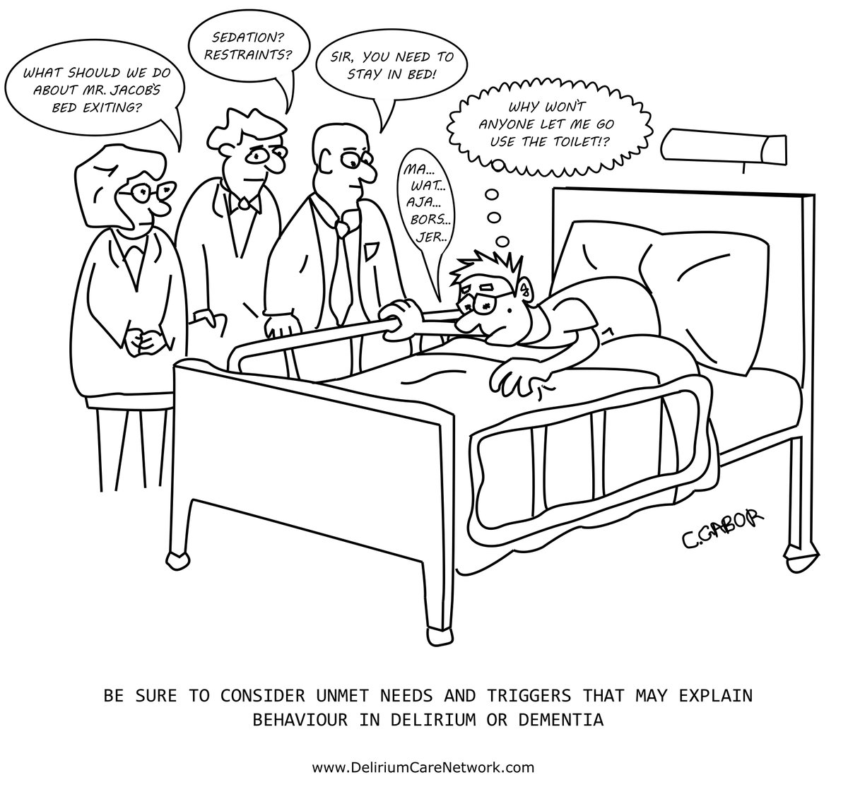 DeliriumCare's tweet photo. Be sure to consider unmet needs and triggers to explain and properly address responsive behaviours in #dementia or #delirium https://t.co/GAlob19Q7q