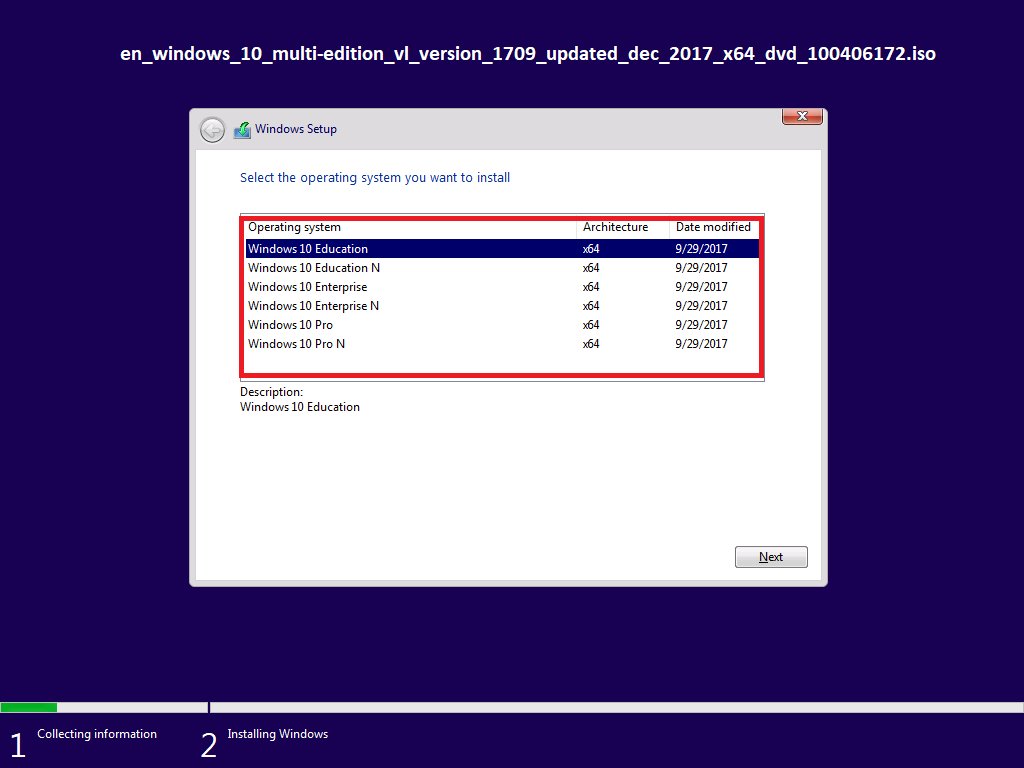 WZorNET's tweet photo. 📢#MSDN #Volume multi-edition #UpdatedDecember ISO images includes the following editions Windows 10, Version 1709 OSBuild 16299.125 #Redstone_3 aka #FallCreatorsUpdate, #FCU
⚙️base 16299.15 #FCU + December 12, #CumulativeUpdate #KB4054517 = UpdatedDec-> https://t.co/Kc1ZjiC0je https://t.co/BTLi5mISCe