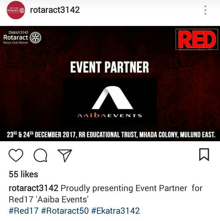 ShrutiSatodkar's tweet photo. #Red_2K17
#आला_रे_आला 
#3142_चा_Red_आला 
#Event_Pratner
#Aaibaevents
#Rotaract_50
#Ekatra_3142 https://t.co/nCe1lswUA6