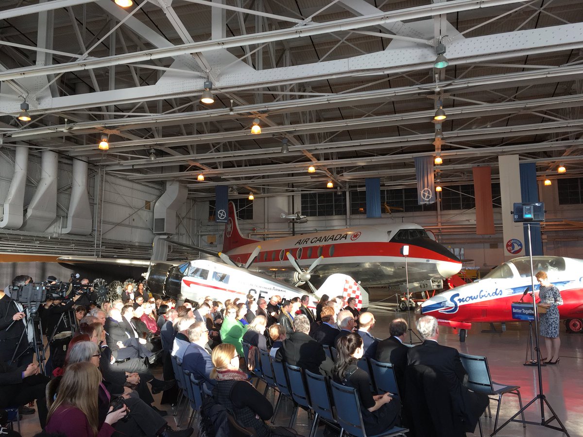 RoderLorne's tweet photo. Amazing funding announcement for the Royal Aviation Museum of Western Canada... a Christmas gift from the Province of Manitoba #historyoflight https://t.co/ifGhZ4swWz