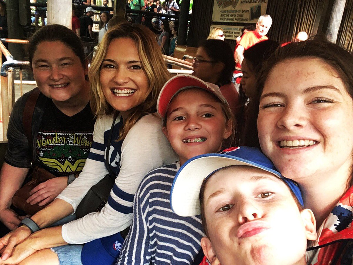 En route to the warthogs and hippos with 4 of my favorite humans. <a href="/lp_pratt/">Laura Paterson Pratt</a> #disneymagic