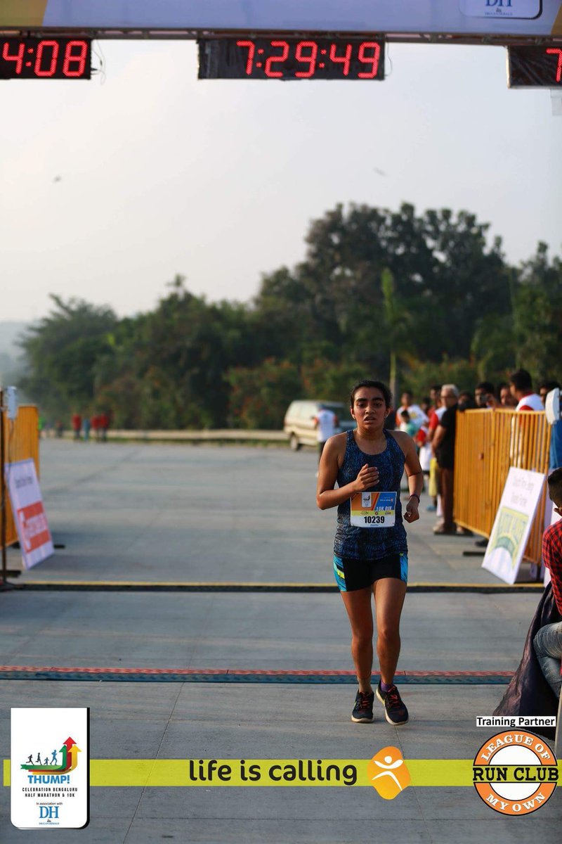 ShreeAdvani's tweet photo. Proud moment when your athlete wins a 10k marathon of her age group with no competition in sight. @Mo_Farahโs successor in the making. Well done Devika!
#MindCaptain https://t.co/qmxsp34btC