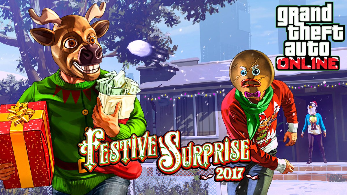 GTA 5 *CHRISTMAS UPDATE, FESTIVE SURPRISE 2017* LIVESTREAM!! 💥 RETWEET for a SHOUTOUT!! Watch it here! ▶▶▶ youtube.com/watch?v=CCgoLw…