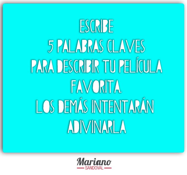 ChefMarianoS's tweet photo. ¡A ver si la chaviza se pone las pilas y adivinamos sus películas favoritas! https://t.co/rrmzJNVj92