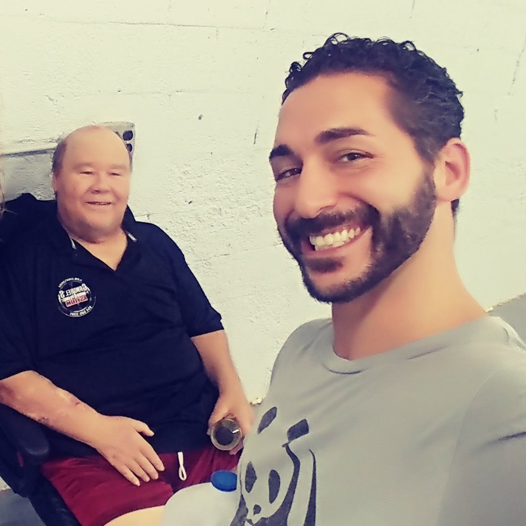 ChasynRance's tweet photo. 19 years ago today, started training with this man, former #WWE wrestler #RustyBrooks. Thank you for teaching me the ropes. https://t.co/bYLmFs9PHu
