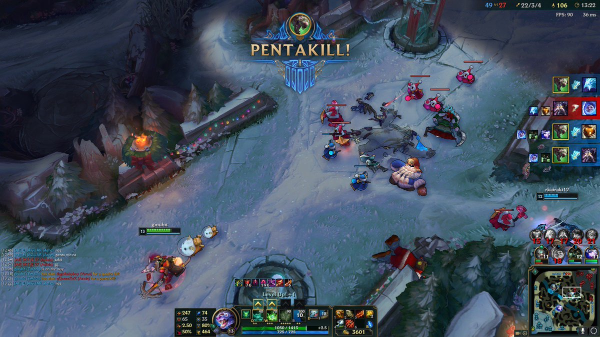 ginuhit's tweet photo. #Snowdown #ARURF is THIS much fun! 
can't. wipe. excitement. off. my. face.
@lolesports @garenaonline #PentaKill
#MabuhayMNL https://t.co/72fgfKGGwH
