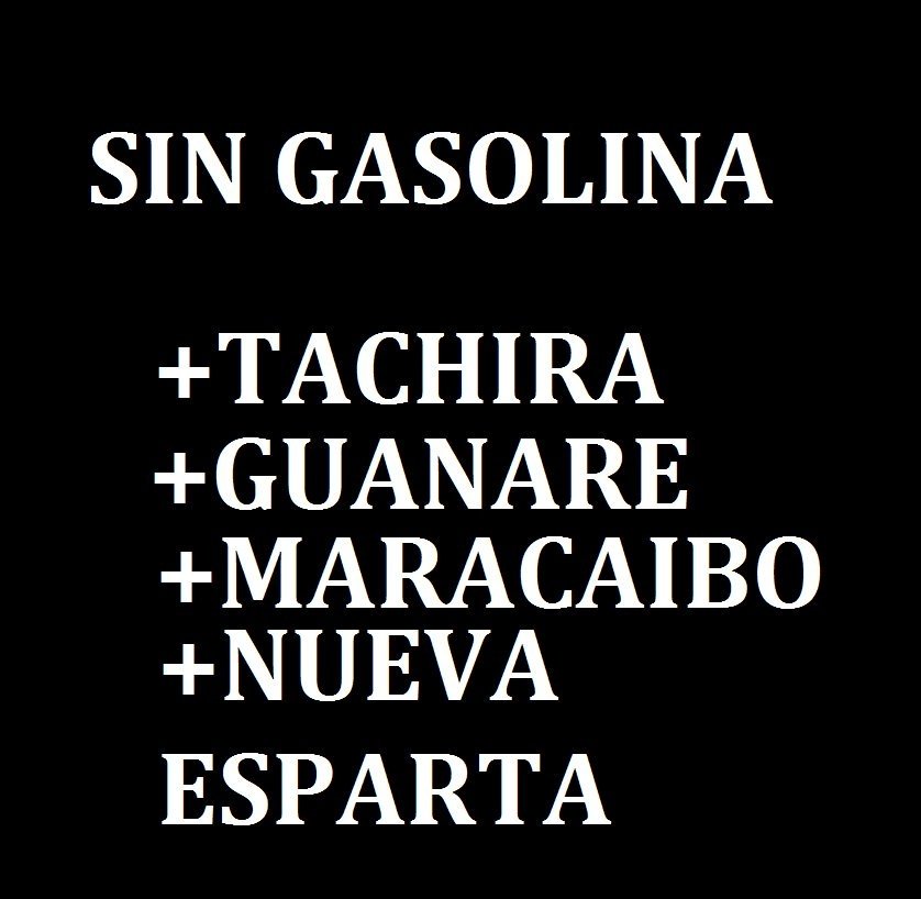 MMalaverM's tweet photo. Sin gasolina Táchira, Guanare, Maracaibo y Margarita https://t.co/MxvgVRlWIp