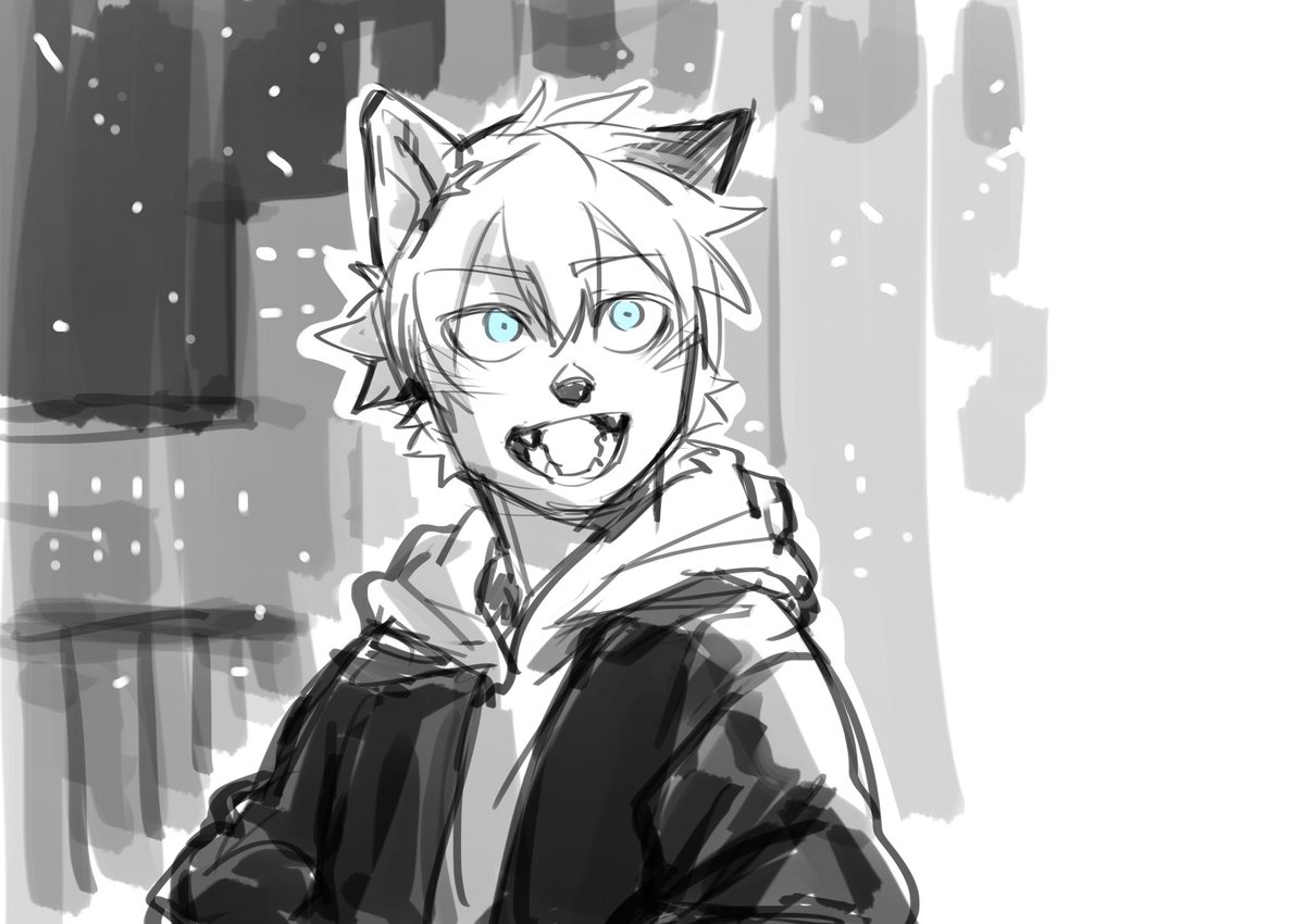 ほんまちょっとの時間に描いた落書き、もっとええ表情描きたいなぁ? 