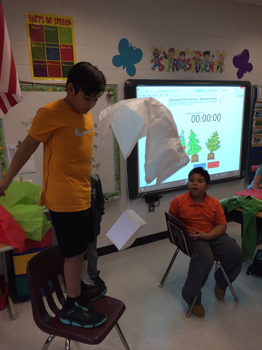MrsHowell3BG's tweet photo. Constructing a parachute for Santa in case of an emergency crash landing #personalbestbgsa https://t.co/KWnkh0LXhb