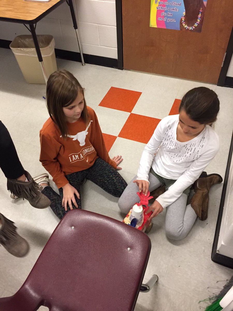 MrsHowell3BG's tweet photo. Designing catapults to launch the elf back up on the roof top to help Santa deliver his packages. #personalbestbgsa https://t.co/5JLdkphK5W