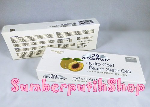 sumberputih16's tweet photo. 😍😘Hydro Gold Peach Stem Cell adalah formulasi lengkap di seluruh dunia, memberikan efek anti aging dan menjaga kulit tetap bercahaya. https://t.co/O04jPCMqoe