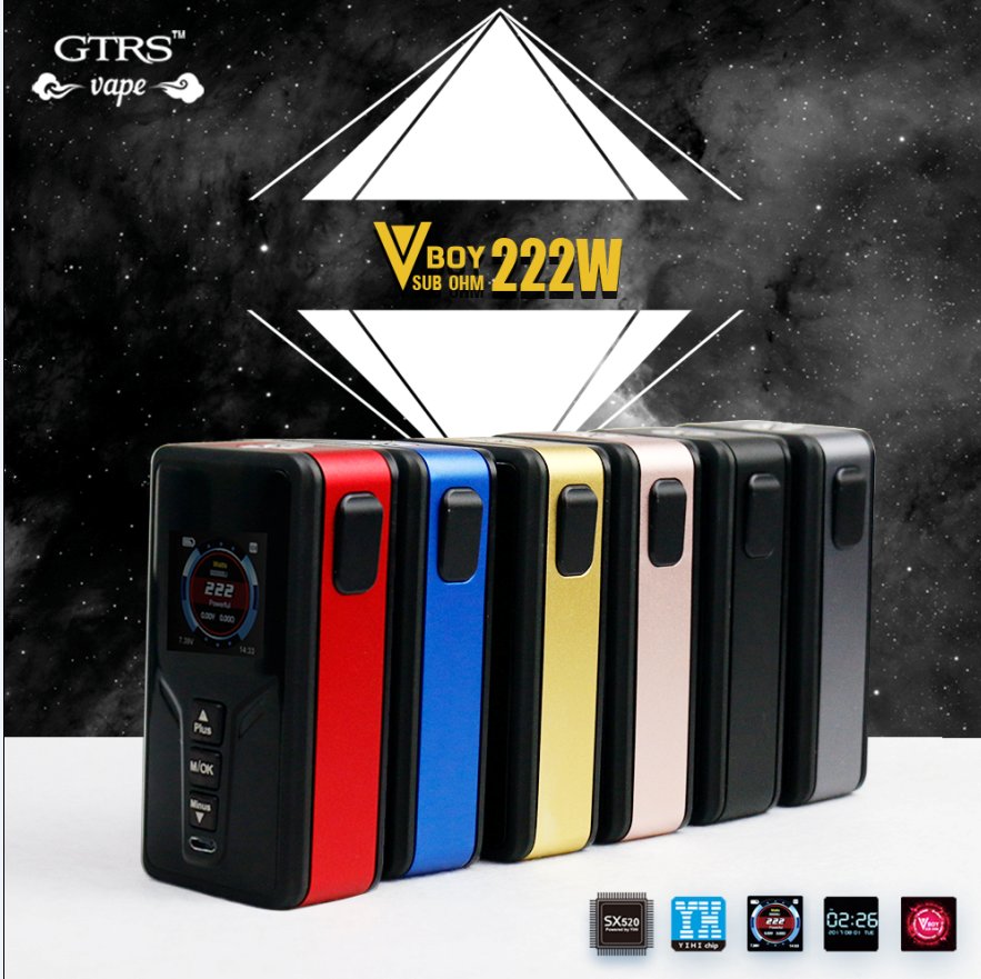 vivien400's tweet photo. GTRS newest item VBoy222w will be coming soon, Support pre-sale!!! let's get it!!πππ#gtrsvapor #vboy222w #vaping #vape #vapinglive #vapemods https://t.co/2L4JStj3Z0