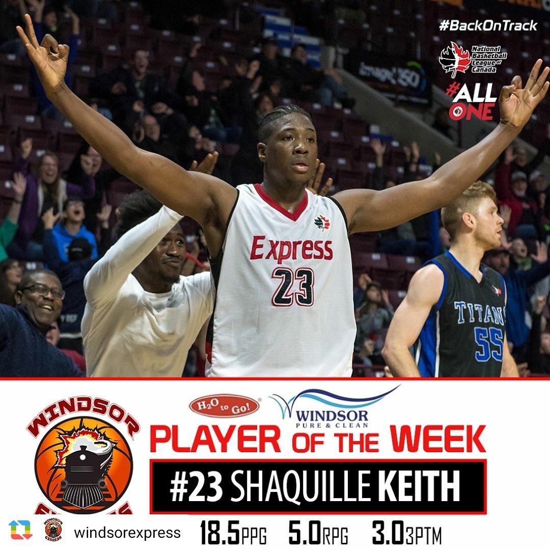 WPClean's tweet image. This is Windsor.  This is how we play. @WindsorExpress  Shaquille Keith is our player of the week.
#BackOnTrack #AllOne #yqg #yqgfood #windsor #windsorontario #h2o #tuesday #water #health #fitness #basketball