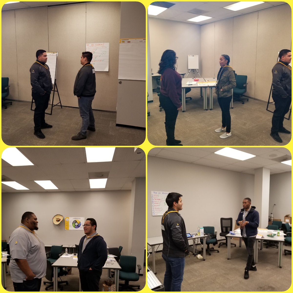 IvanArbizu's tweet photo. Day 1 #ConnectNow for Sales Consultants in #WeHo #WhatAmI activity! #AmazingLA #SprintEmployee #WorksForMe #SprintNow #Westside https://t.co/4UixFzLAIq