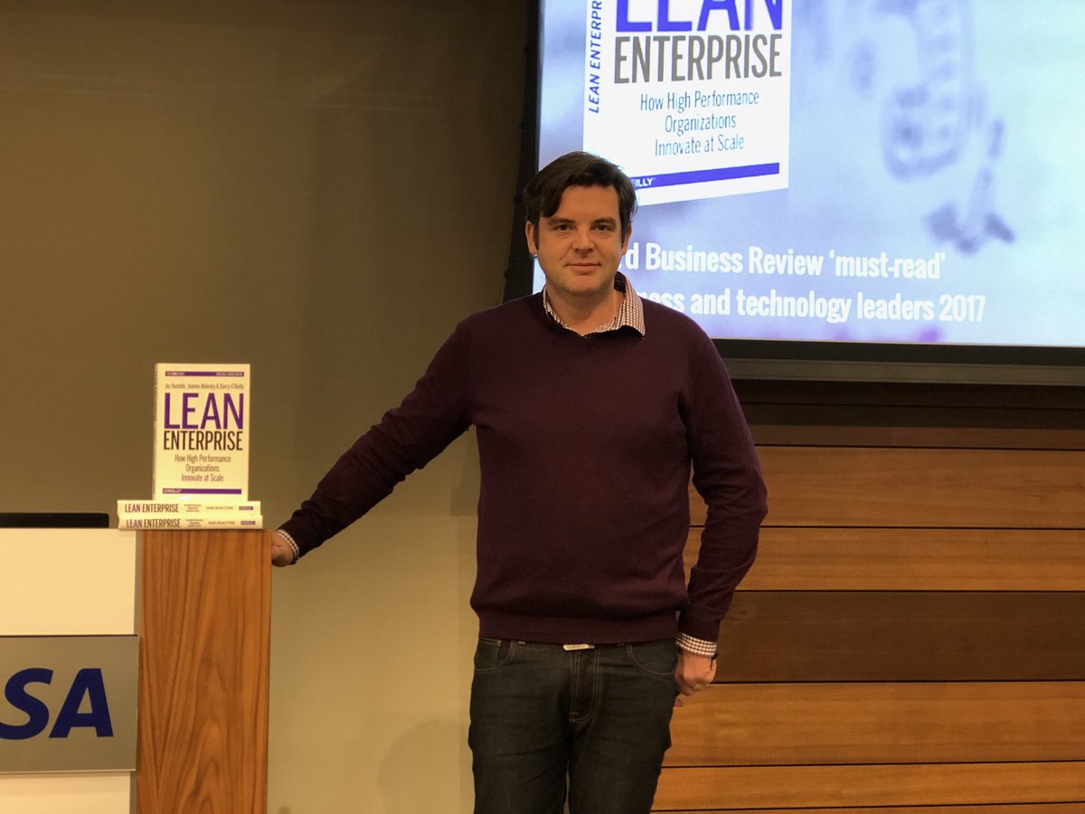 #Lessons deploying #Lean #Enterprise at #scale <a href="/sv_atl/">SVATL</a>, an intriguing talk by <a href="/barryoreilly/">Barry O'Reilly</a> tonight at <a href="/Visa/">Visa</a> <a href="/fostercityca/">Foster City</a>