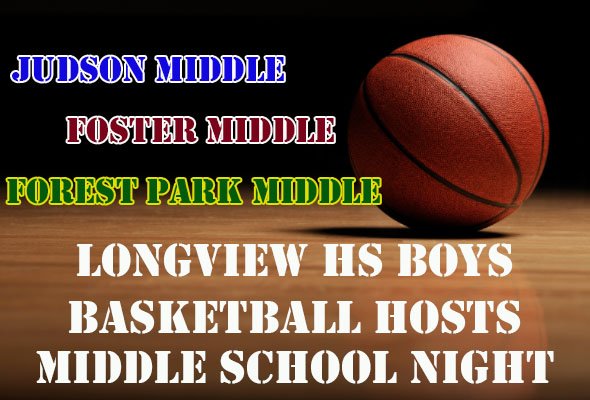 LongviewISD's tweet photo. Tomorrow is not just ANY Wednes. night, but it is district play begins for basketball. Boys Basketball will be home & hosting Middle School night at Lobo Coliseum Wednes. Let's pack the house with #JudsonMS, #FosterMS, & #ForestParkMS students! JV - 5:30 p.m. Varsity - 7 p.m. https://t.co/RuagWWqWJF