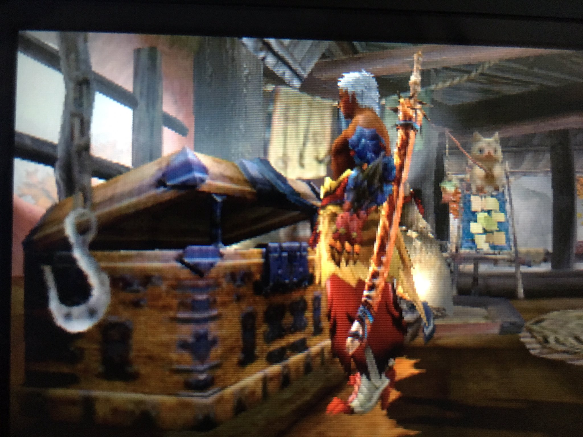 Mhxx垢 Jack 見た目装備ぐらんぷり盾虫杯 和風部門 テーマ 渓流の暴れん坊将軍 頭 三眼のピアス 胴 王者のボディ 腕 岩穿アーム 腰 斉天ノ帯 真 足 天眼グリーヴ お腰についたヒョウタンがワンポイント ガンナー用にする際は腰を心滅ノ帯 真にして