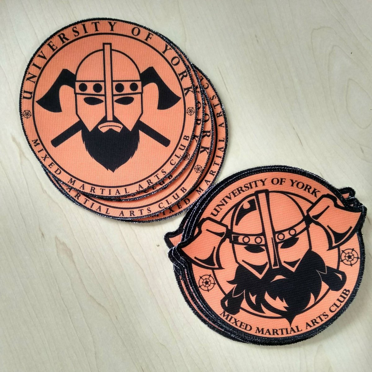 PatchYourGi's tweet photo. University of York #mma club
... 
#patchyourgiproduct #jiujitsu #grappling #bjjpatches #martialarts #fight #judopatch #BJJ #brazilianjiujitsu #fitness https://t.co/dqBuIjUUsC