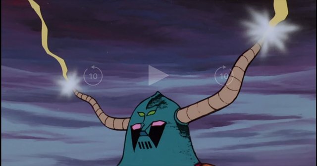 Yanako マジンガーｚ 第5話の機械獣 キングダンx10 が明らかに サンダーブレーク を使っている マジンガーｚ