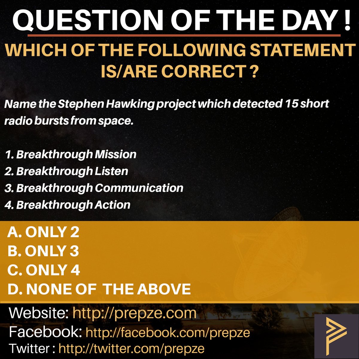 prepze's tweet photo. Question of The Day!
#prelims2018 #upsc #civilservices2018 #prepzeonlineclasses #prepze https://t.co/0TVJTHDRDj