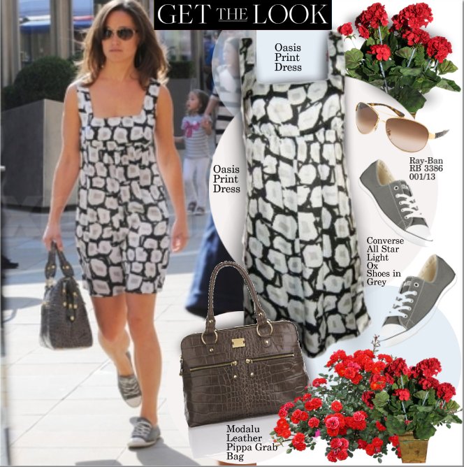 Get the look of #PippaMiddleton | October 2, 2011 in #Oasis <a href="/oasisfashion/">oasisfashion</a> #RayBan <a href="/rayban/">Akifumi Shibusawa</a> <a href="/converse/">Converse</a> #Converse #Modalu @modaluengland 
#katemiddletonofcambridge #katemiddleton #pippamatthews