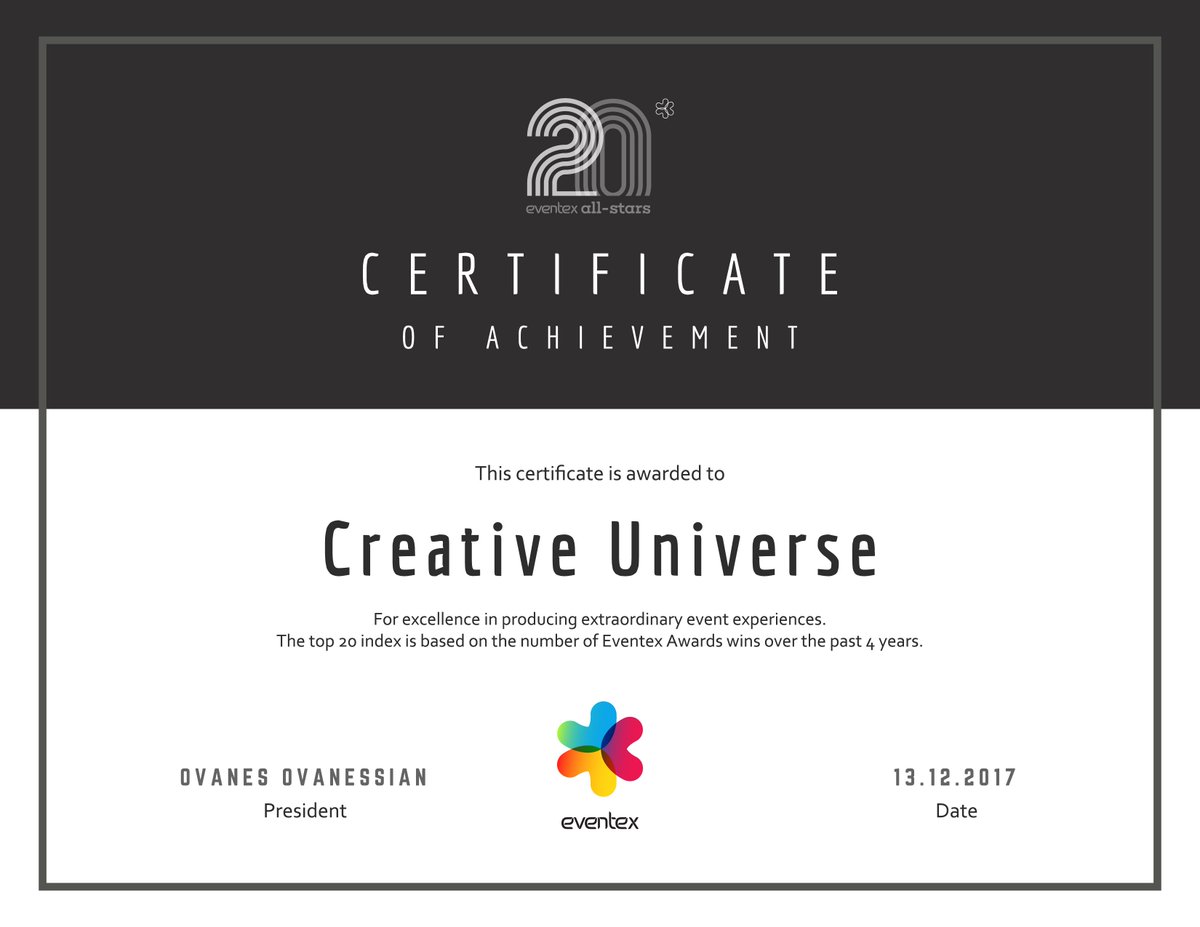 TaniadeJong's tweet photo. Delighted to share that we've been ranked among the top 20 event organizers and agencies from around the world as part of the newly released Eventex All-Stars Index! 

Full list of winners: https://t.co/ONdIf0qhjj
#ciglobal #ci2017 #creative #innovation https://t.co/veYhqRVBiT