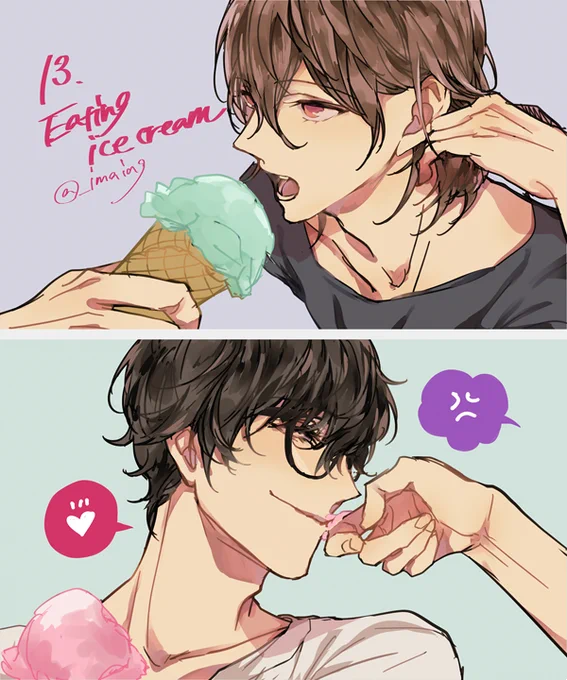【13.Eating Ice cream  / アイスクリームを食べる】#30日CPチャレンジ 