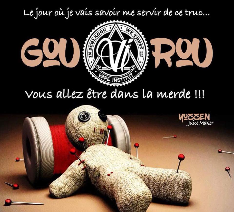 InstitutVape's tweet photo. La gouroutisation commence ... #Gourou #VapeInstitut #Vape #Institut #BangBang  https://t.co/Q6uIbexLhT https://t.co/KRhNbAZEnN