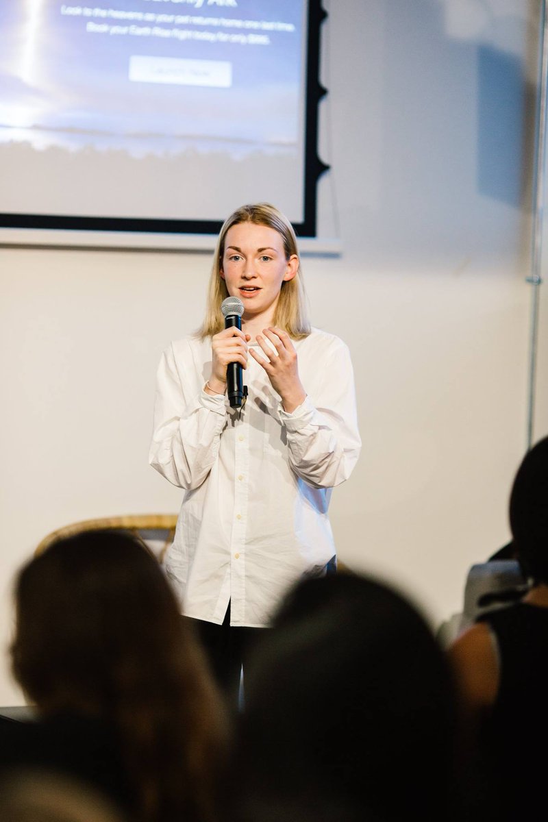London_CM's tweet photo. Year in Review: November's #CMdeath was a unique theme. We were joined by @ionainglesby who spoke about how she uses DNA in creating personalised designs & what does "alive" really mean. #CreativeMornings #YearinReview #CM_London #CreativeCommunity https://t.co/yaj2wo1jfK