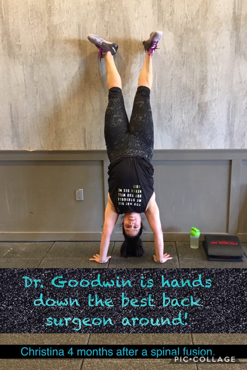 lyson7072's tweet photo. Dr. Charles Goodwin @HSpecialSurgery #HSSBackintheGame and feeling great https://t.co/haD0puCBLk