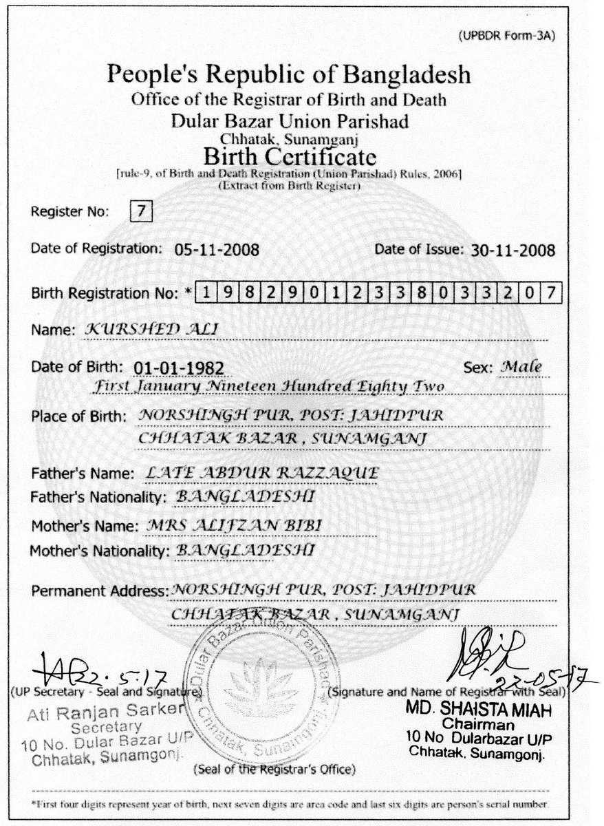 How Can I Get Birth Certificate In Bangladesh