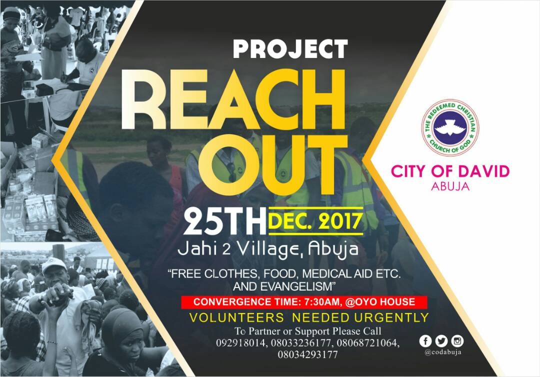 CODABUJA's tweet image. Happening soon. #ProjectReachOut