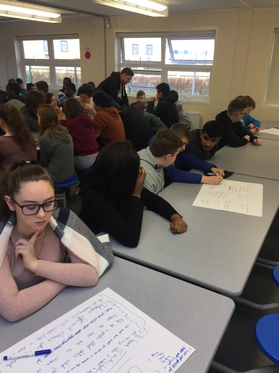 BrePEandScience's tweet photo. Developing action ideas on litter and waste management during the @neat_streets talk from Stephen. #PBLWeek https://t.co/P7DVQQi4Ho