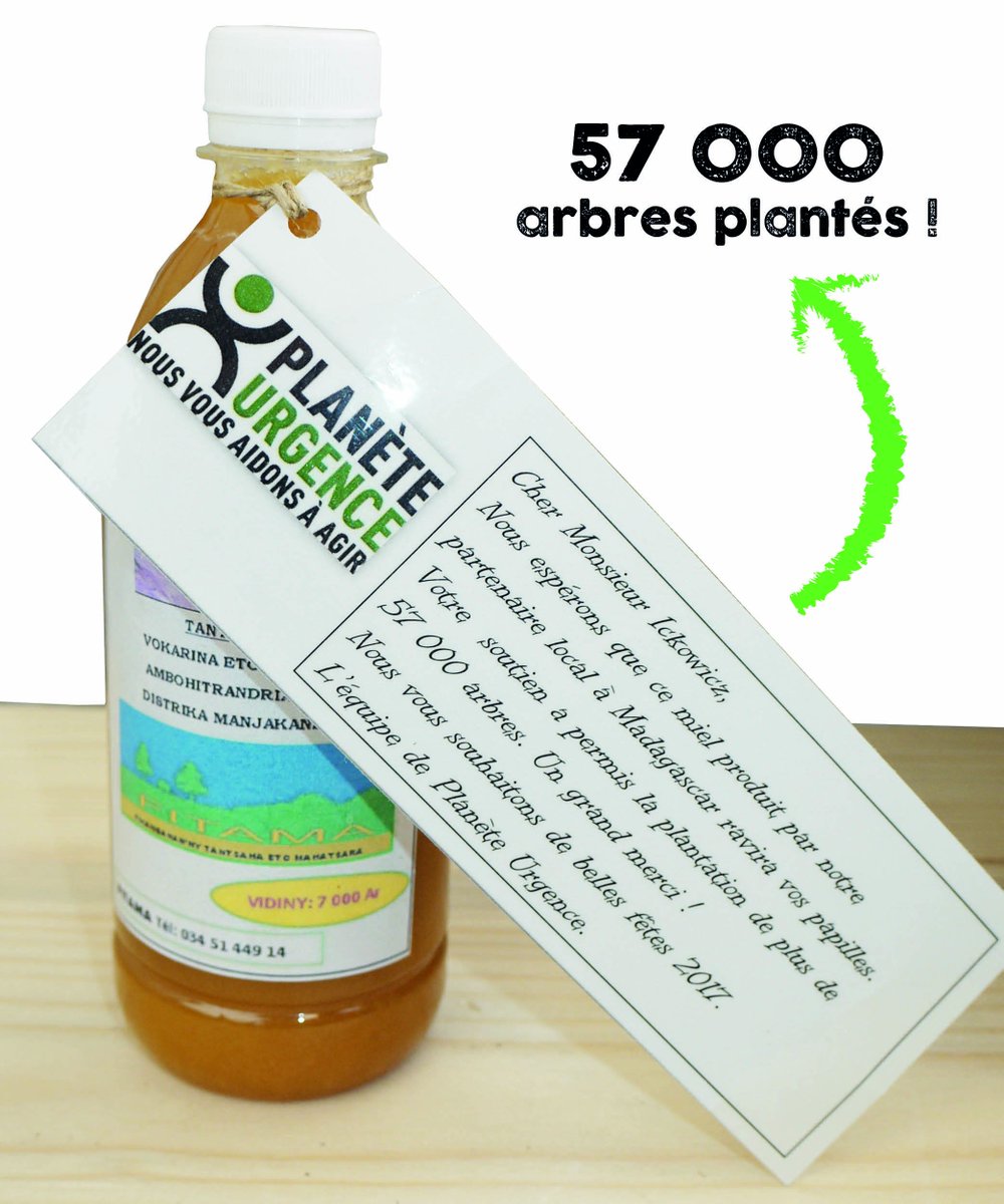 icko_apiculture's tweet photo. Humm du bon #miel 😋 de #Madagascar !🐝🎉🎁
Depuis 2009, #ICKO est l'un des principaux partenaires "environnement et développement" de @PlaneteUrgence. ICKO s'engage pour la reforestation #mellifère de Madagascar et le développement apicole.🐝🍯👍
https://t.co/Wz7GSZOawc https://t.co/PX37e4Lrzi