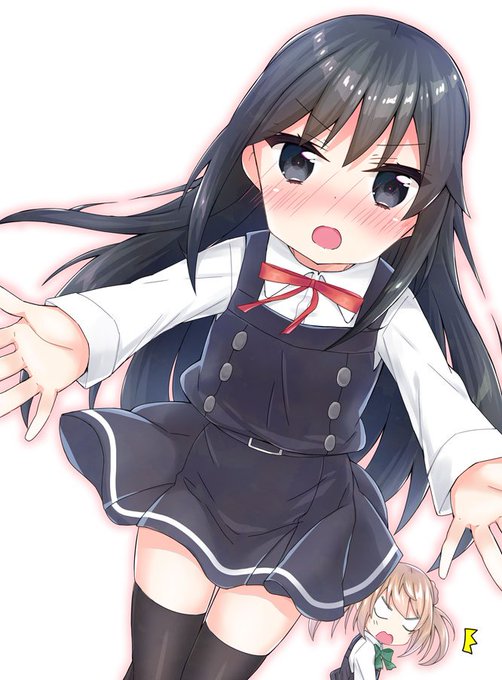 朝潮「司令官…ハグしましょう!」 #艦これ 