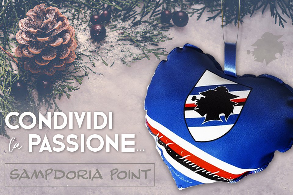 A Natale regala Passione Blucerchiata. Tante idee regalo al tuo #sampdoriaPoint !