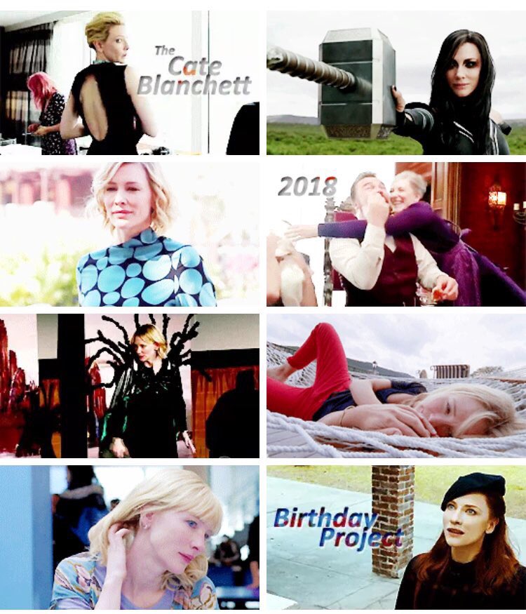 Catelandishere's tweet photo. A FRIENDLY REMINDER THE CATE BLANCHETT BIRTHDAY PROJECT IS ON #CBBP #CBBP18 https://t.co/FDgoba3vUv
