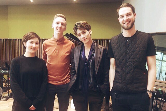 hellohonne's tweet photo. So sad to hear that Jonghyun (of SHINee) passed away. We met him only recently, but he was always so kind and supportive, and a real talent. https://t.co/kcrcdeTWG9