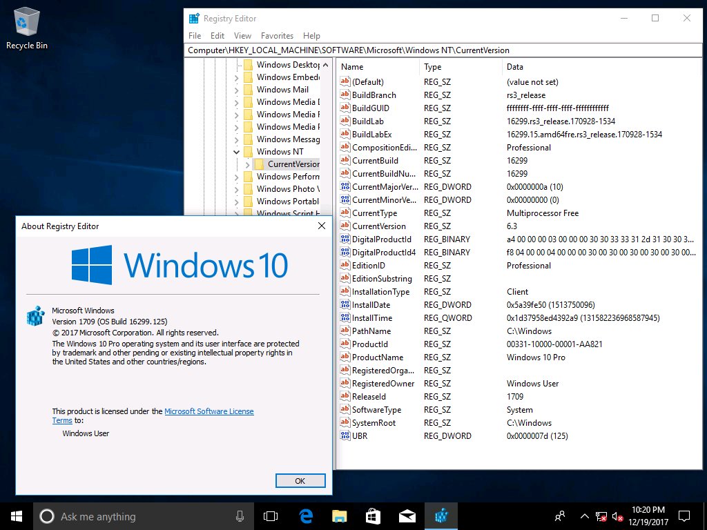 WZorNET's tweet photo. 📢#MSDN #Volume multi-edition #UpdatedDecember ISO images includes the following editions Windows 10, Version 1709 OSBuild 16299.125 #Redstone_3 aka #FallCreatorsUpdate, #FCU
⚙️base 16299.15 #FCU + December 12, #CumulativeUpdate #KB4054517 = UpdatedDec-> https://t.co/Kc1ZjiC0je https://t.co/BTLi5mISCe