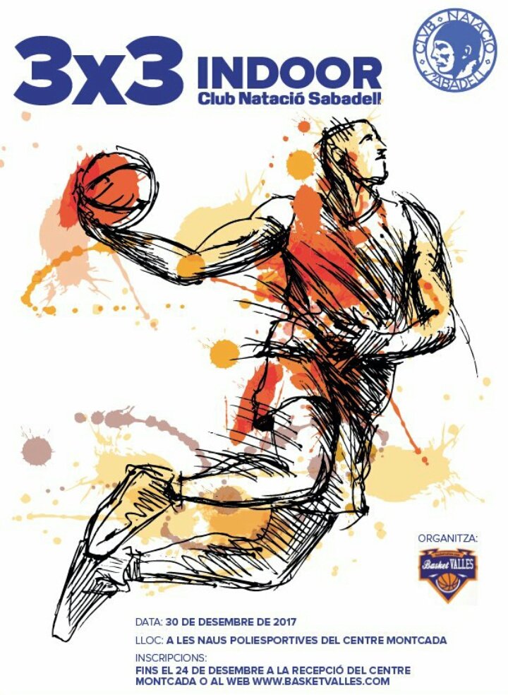 No et quedis sense jugar-lo! Ja gairebé és aquí!!!

📆Dissabte 30 desembre
📅Termini d'inscripció: 27 desembre
📌Info i inscripció a basketvalles.com
🏀 Obsequis pels participants i premis pels guanyadors
☞Puntuable 3x3 FIBA