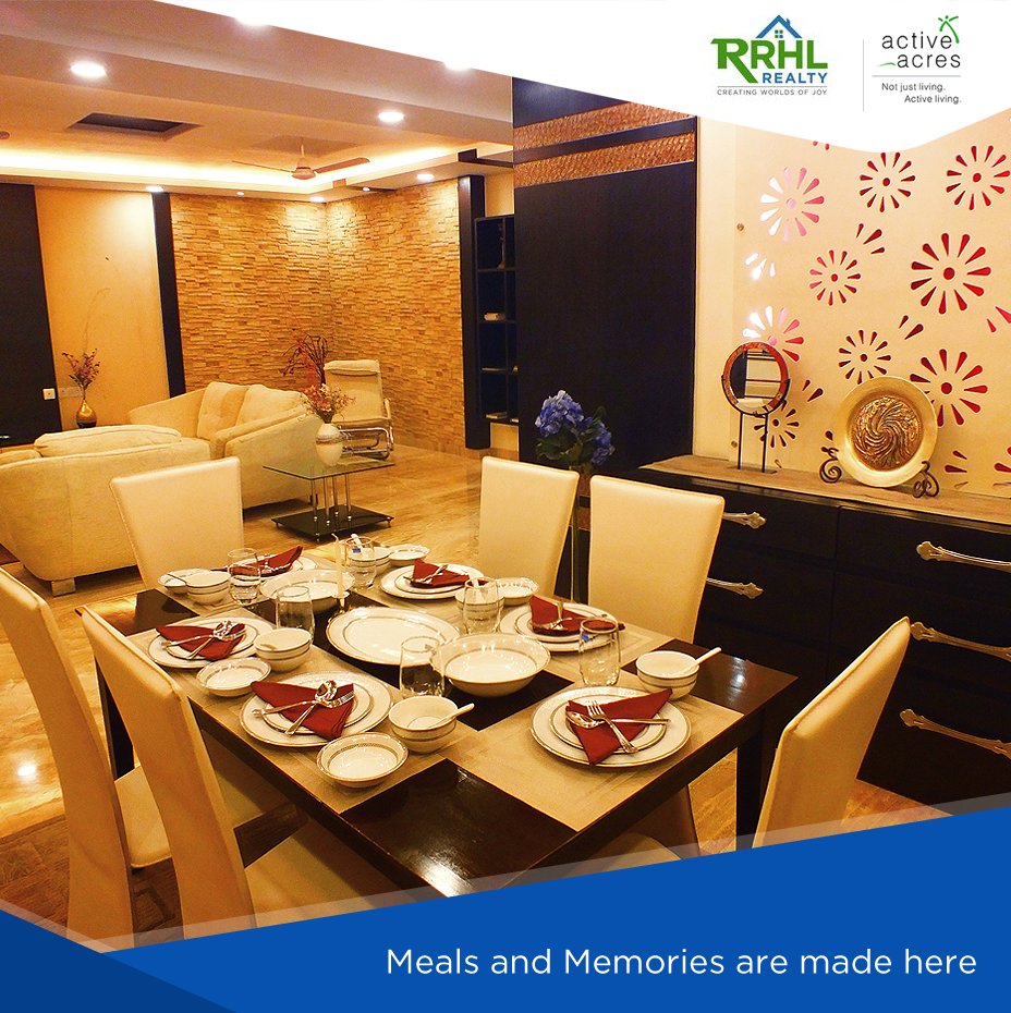 Ruchi_Realty's tweet photo. The spacious dining area in the luxurious home of Active Acres makes enough room for family meals. Take a close look at https://t.co/oo2yxS1tmZ. #Dininghall #RuchiRealty #ActiveAcres. https://t.co/sZPh06i5Qz