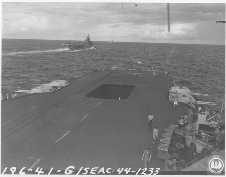 Task Force 67 At dawn on December 20, 1944, the RN aircraft carriers HMS Indomitable ...
