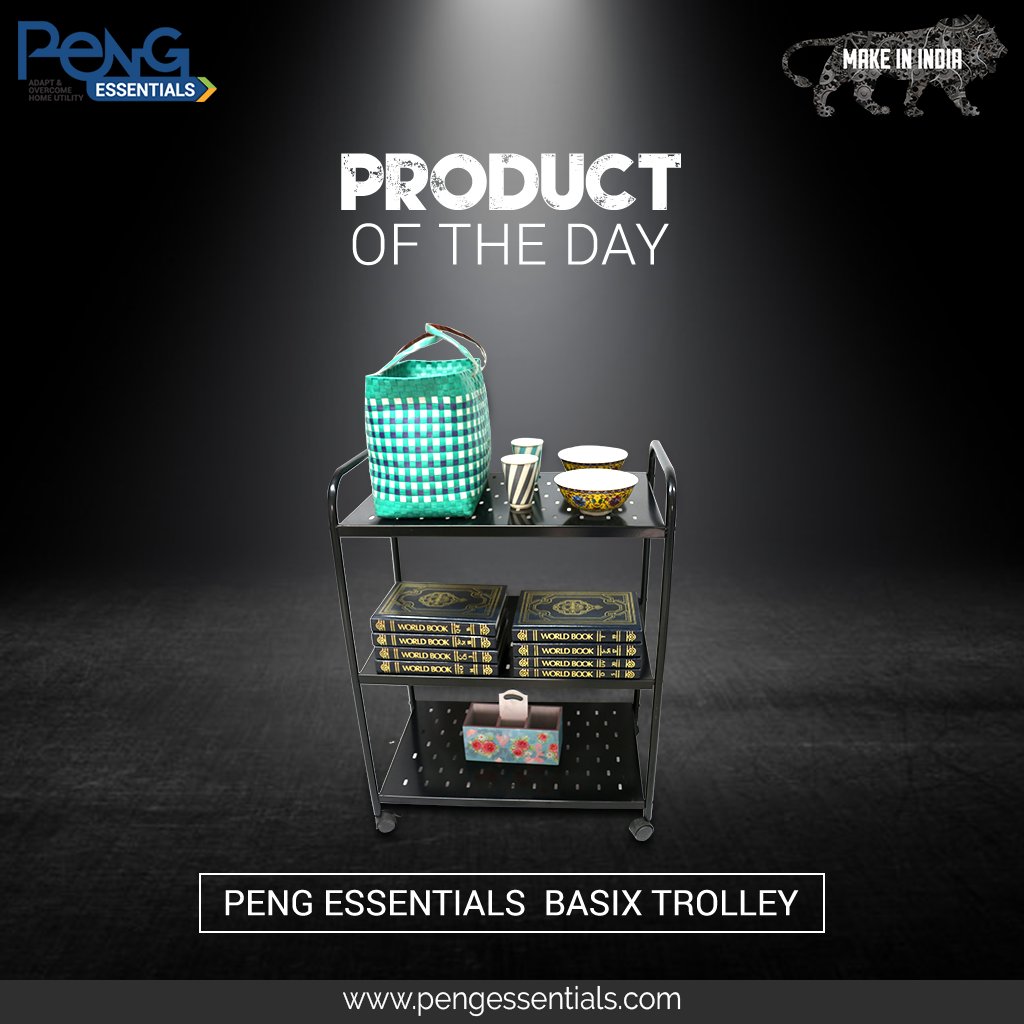 Peng_Essentials's tweet image. Here comes the #PengEssentials #ProductOfTheDay - Multi Utility Basix Trolley! Visit - pengessentials.com