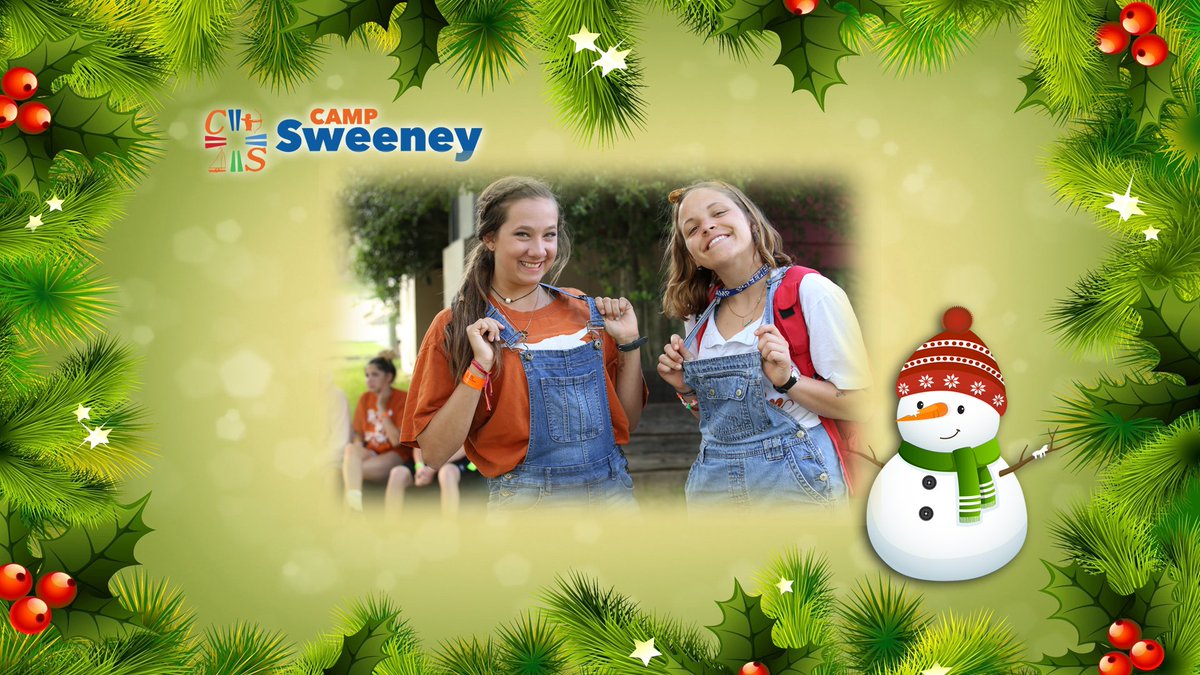 CampSweeney's tweet photo. Have you talked to a Camp friend today? Give them a call...share some Christmas Love! #SWEENEYSTRONG https://t.co/PO1ljz4vD4