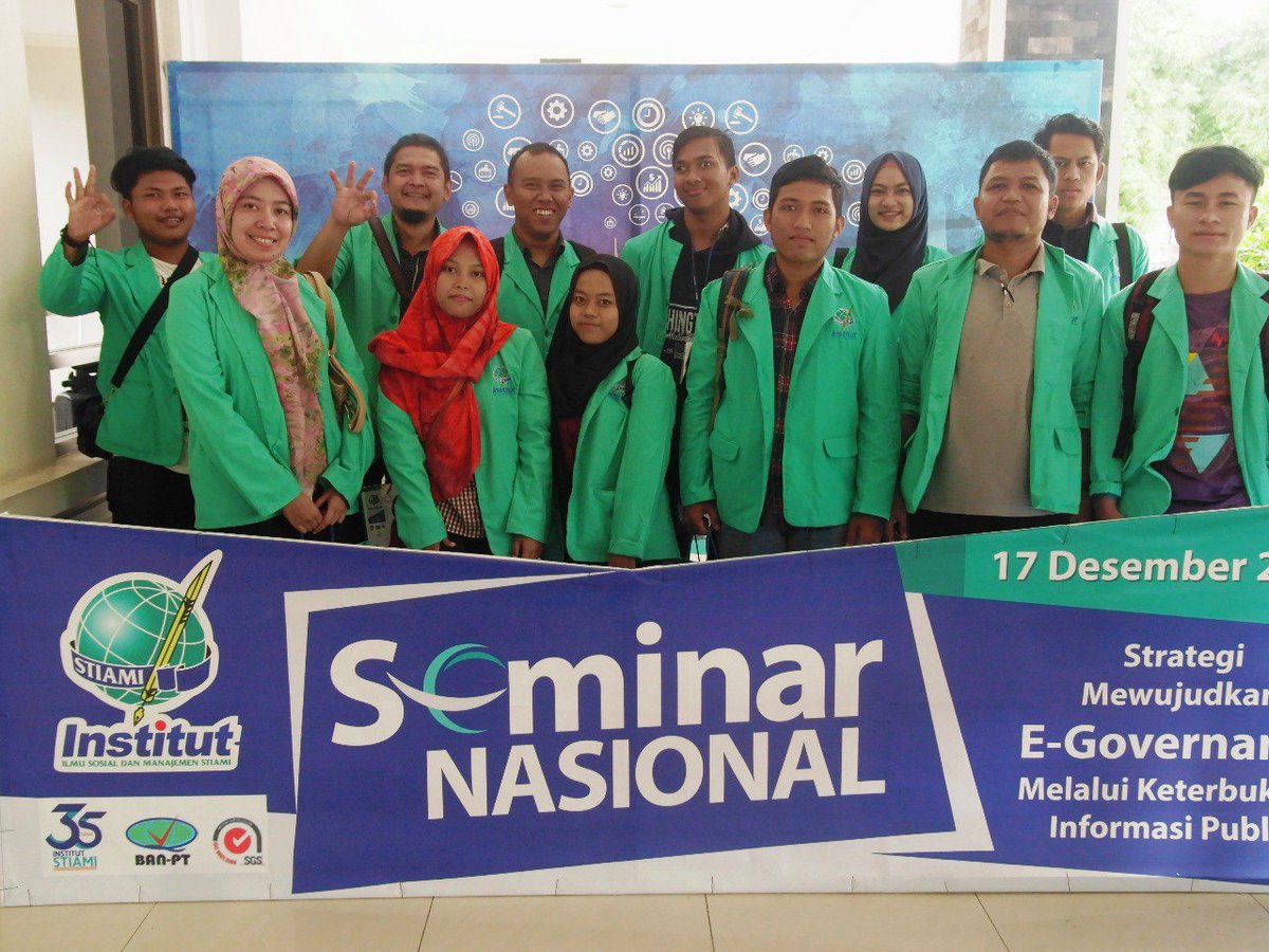 institut_stiami's tweet photo. SEMINAR NASIONAL
"Strategi Mewujudkan E-Governance Melalui Keterbukaan Informasi Publik
17 Desember 2017
.
.
Gedung Arion Grand Mangaraja
#institutstiami #kampusstiami #stiami #seminarnasional #seminarnasionalstiami https://t.co/cwjLqyw2KN