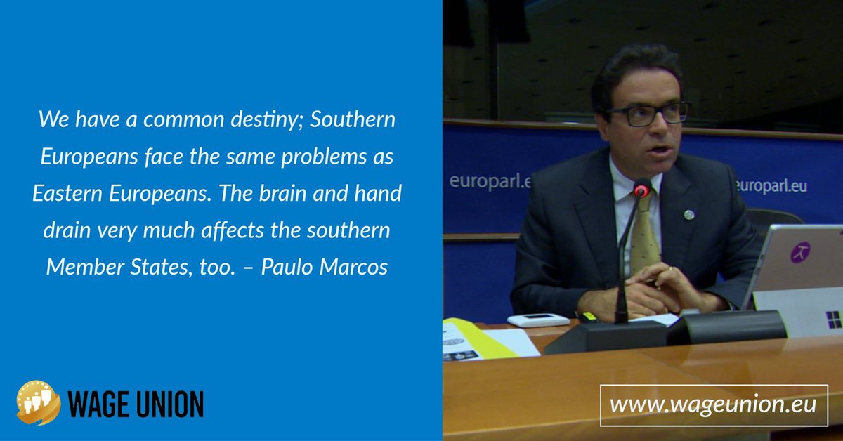 WageUnion's tweet photo. Paolo Marcos, the representative of the Portugese Independent #TradeUnion Confederation works for a fair #EuropeanUnion - EU. Let's get together for this amazing goal! #wageunion https://t.co/LQqEtVZ0yh